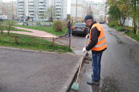 Жители Петродворцового района оценили весеннюю уборку на "Отлично"