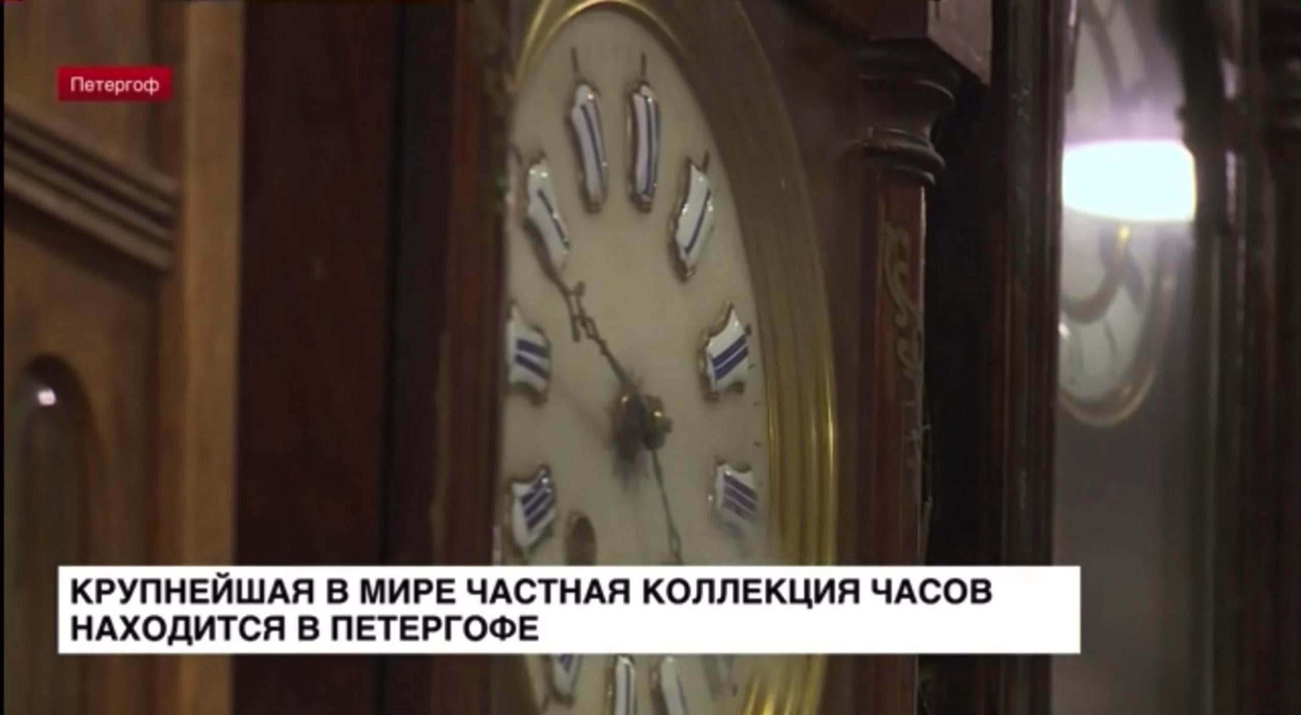 В Петергофе находится крупнейшая в мире частная коллекция часов!